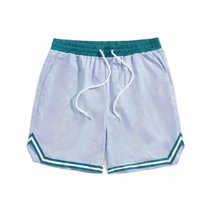 Short de basketball respirant à impression personnalisée, 100 % polyester mesh, idéal pour la course, vente chaude, entièrement imprimé - Product Image 2