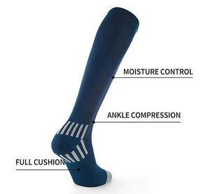High Quality Lightweight Durable Striped Knee High <b>Waterproof</b> Seamless Fusing Breathable All Seasons Outdoor Sports <b>Socks</b> - Product Image 2