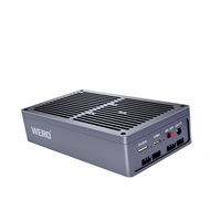 علبة SSD من نوع USB4+OCuLink U.2/U.3 تدعم PCIe 5.0/4.0/3.0 بسعة 40/64 جيجابايت، متوافقة مع أقراص SSD بسمك 7 مم/9.5 مم/15 مم، مزودة بمروحتي تبريد مزدوجة ومصدر طاقة 12 فولت 4 أمبير.