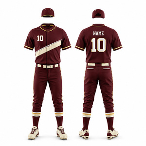 Uniformes de Béisbol y Sóftbol Sublimados Personalizados, Unisex, Tallas Grandes, Cortos, Duraderos, Transpirables, Antibacterianos y de Secado Rápido - Product Image 6