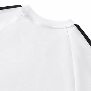 T-shirt court vintage américain slim fit pour femme, 260 GSM, tendance, color block, style Spicy Girl - Product Image 6