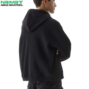 Sudadera con capucha y cremallera completa para hombre, de ajuste activo, oversize, con manga cónica, para invierno, gimnasio, ejercicio, culturismo y chándal deportivo - Product Image 3