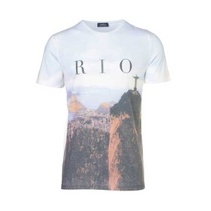 เสื้อยืดคอกลมแขนสั้นผู้ชาย พิมพ์ลายรูปภาพ ทรงปกติ สไตล์ลำลอง พิมพ์ลายแบบซับลิเมชั่น โพลีเอสเตอร์ 100% - Product Image 2