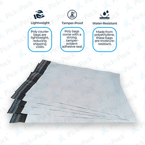 Bolsa de Mensajería Picknpack POD de 20x23 Pulgadas y 52 Micras |   Bolsa de Correo Impermeable con Impresión de Serigrafía para Logística de Comercio Electrónico - Product Image 4