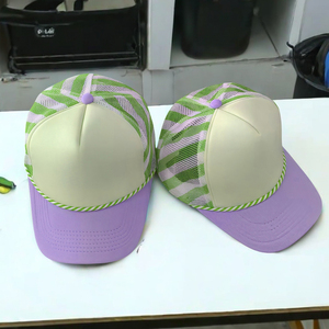 Wholesale Custom Trucker Hat 100% Cotton Mesh Breathable <b>Waterproof</b> Front Panel Fashion Outdoor Patch Snapback <b>Cap</b> - Product Image 5