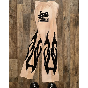 Sun Faded Cut Edge Custom Acid Wash Recortada Sudaderas con capucha Hombres Raw Hem Applique Parche desgastado Bordado Sudaderas Sudadera con capucha - Product Image 6