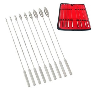 Dilatador de sonidos uretrales de capullo de rosa para hornear de acero inoxidable de 7,0mm, fabricante paquistaní, instrumentos quirúrgicos, base, conducto común - Product Image 1