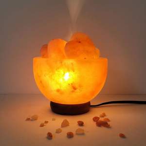 Original Pink Himalayan Salt Lamp Crystal Rock Natural Glow <b>Light</b> Decoration Piece Home Office Bedroom Relaxing <b>Mood</b> Portable - Product Image 2
