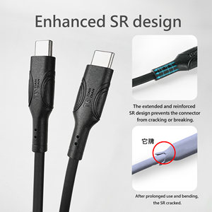 2026 Durable Type-<b>C</b> 60W Fast Charging <b>Cable</b> Pure Copper Braid PVC Jacket 1M Android IOS Mobile Phones & Computers in Stock - Product Image 6