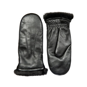 Achat en gros de mitaines en cuir chaudes avec fonction tactile et doublure coupe-vent pour hommes, femmes et enfants, utilisation hivernale - Product Image 1