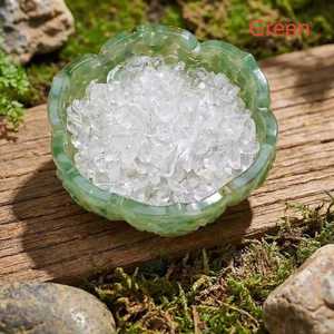 Bol de purification énergétique en résine en forme de lotus pour pierres, support à bijoux et méditation Reiki - Product Image 4