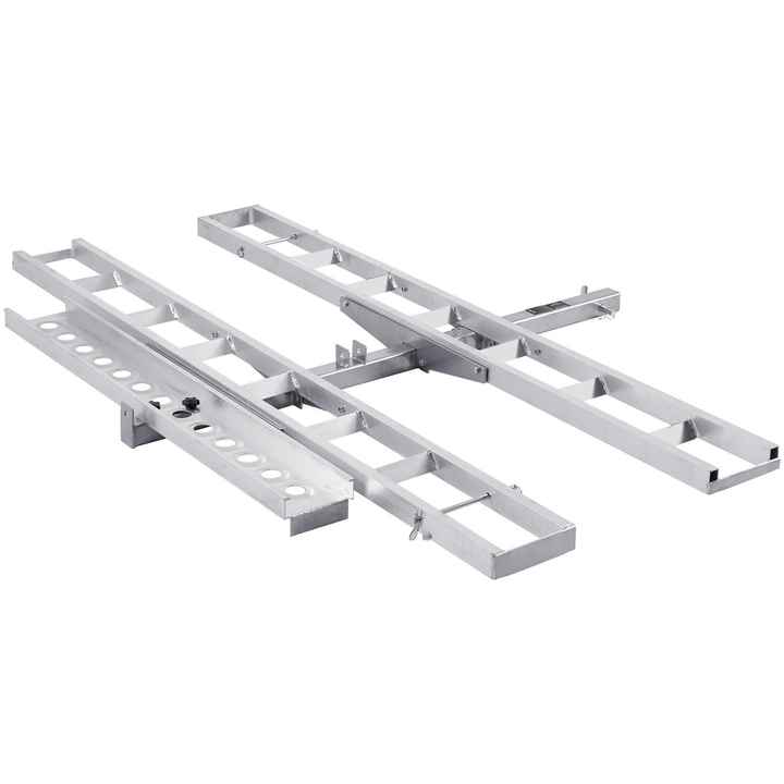 600LBS Motorcycle Carrier Scooter Dirt Bike Hitch Mount Rack Ramp Hauler Convenient for Transport & Storage