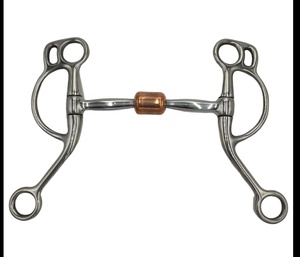 Bocado de cobre de caña larga tipo Tom Thumb para caballo, nuevo, marca Western. - Product Image 5