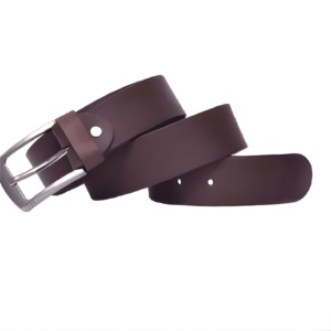 Premium Men Casual Leather Belt Brown Art Adjustable High Quality Durable Stylish Everyday Fashion <b>Accessory</b> for Modern Men 2026 - Product Image 1