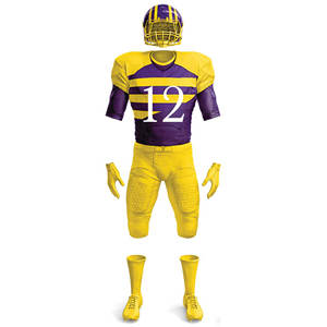 Uniforme de football américain personnalisé, 100% polyester, tissu respirant à séchage rapide, performance optimale, taille plus, toutes les équipes - Product Image 6