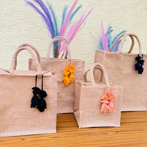 Handmade Handicraft Handloom Jute Tote <b>Bag</b> for Women Custom <b>Size</b> Personalized Shopping <b>Bag</b> for Her Outdoor Use Grocery/Gift - Product Image 2