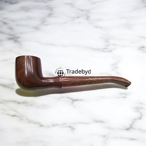 Pipa de Tabaco Clásica de Madera Hecha a Mano, Pipa de Madera Natural, Accesorio para Fumar Vintage de Tradebyd - Product Image 5