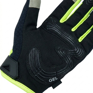 Guantes de Motocicleta de Invierno de Cuero con Protección Completa para los Dedos y Agarre Antideslizante - Unisex - Product Image 5