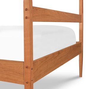 Wholesale Modern Solid Wood Canopy <b>Bed</b> | Arched Headboard 4 Poster <b>Platform</b> <b>Bed</b> <b>Frame</b> - Product Image 4