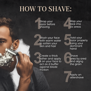 Navaja de Afeitar Recta Vintage Luminex Impex con Mango de Concha de Abulón y Acero al Carbono, Lista para Usar en Barberías y Salones - Product Image 3