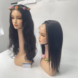 Peluca de encaje Full Hd con cierre, Peluca de pelo virgen vietnamita con cutícula alineada, Peluca de pelo humano con encaje completo 100% sin procesar - Product Image 4