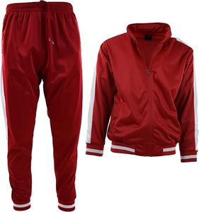Custom Logo Private Label Men's <b>Plain</b> <b>Tracksuit</b> Set Plus Size Stand Collar Sporty Design Breathable Polyester Fabric <b>Tracksuit</b> - Product Image 4