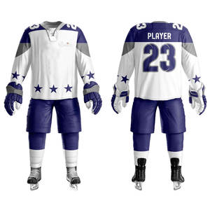 ชุดฝึกซ้อมฮอกกี้น้ำแข็งราคาส่ง ผลิตในปากีสถาน คุณภาพดีที่สุด ผลิตจากโพลีเอสเตอร์ ระบายอากาศได้ดี สำหรับผู้ชาย - Product Image 1