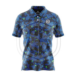 เสื้อยืดแขนสั้นลำลองผู้ชายราคาส่งที่ดีที่สุด พร้อมตัวเลือก OEM คุณภาพสูง พิมพ์ลายดิจิตอลแบบ Sublimation ผ้าโพลีเอสเตอร์เจอร์ซีย์ - Product Image 4