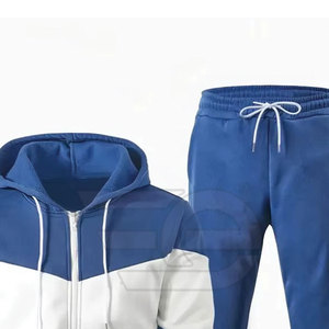Trendy Winter Men Hooded Tracksuits 100% Cotton Eco-Friendly Breathable Gym Running Jogging Fitness Training Outdoor Lightweight - Product Image 4