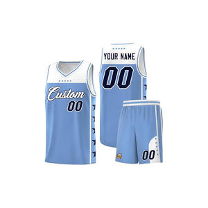 Uniforme de Baloncesto Personalizado de Alta Calidad, Ropa Deportiva con Nombre del Equipo y Número del Jugador Impresos, Sin Mangas, Secado Rápido - Product Image 1