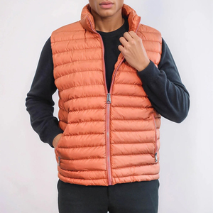 Chaleco Acolchado Profesional Personalizado al por Mayor para Hombre, Chaqueta de Invierno/Otoño con Relleno de Plumón, Cierre de Cremallera, Servicio OEM - Product Image 5