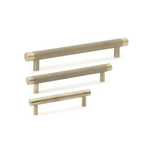 Antique Brass T-Bar kéo xử lý tuổi Brass T-Bar Tủ Ngăn Kéo kéo xử lý