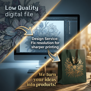 Sacs shopping en papier grainé avec logo, sacs d'emballage écologiques plantables Boxit.pk - Product Image 6