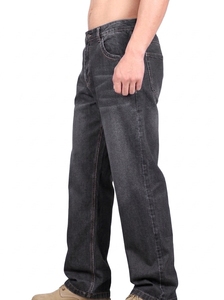 Jeans de Mezclilla para Hombre, Corte Relajado, Algodón Grueso, para Negocios de Ropa al por Mayor, Jeans de Mezclilla Desgastados y Rotos a la Moda - Product Image 3
