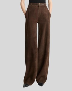 Pantalon en daim pour femme, toucher doux, taille haute, coupe décontractée, pantalon décontracté, fournisseur en gros, fabricant en vrac - Product Image 6