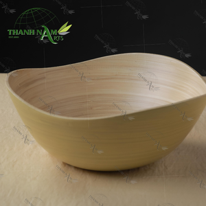 ชามผลไม้ไม้ไผ่ธรรมชาติทำมือแบบใช้แล้วทิ้งขายส่งจากเวียดนาม สำหรับตกแต่งเคาน์เตอร์ครัวและบ้าน - Product Image 3