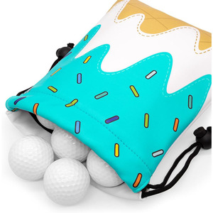Pochette de golf en cuir artisanal avec porte-tee, offrant un rangement organisé et une construction en cuir pleine fleur durable à prix abordable - Product Image 5