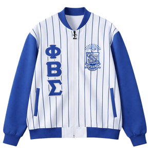 Chaqueta Cortavientos con Cierre Completo Phi Beta Sigma, Ropa de Fraternidad Griega con Diseño Ligero, Comodidad Premium y Estilo Atlético - Product Image 4