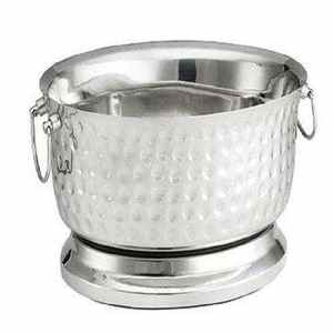 Enfriador de vino decorativo navideño, cubo para vino y champán para hoteles, bares y pubs, cubo para enfriar botellas con cara de reno. - Product Image 6