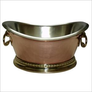 Bañera de Cobre de la Mejor Calidad, Hecha a Mano, Simple, Lisa, Bañera al por Mayor, Forma y Tamaño Personalizados - Product Image 6