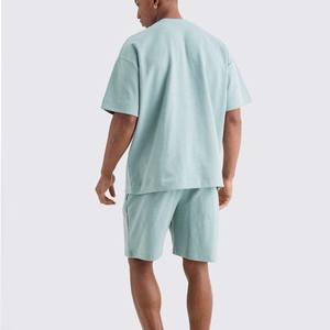 Summer <b>Men</b> twin <b>Set</b> <b>Short</b> Sleeve <b>T</b> <b>shirt</b> <b>and</b> <b>Shorts</b> <b>Sets</b> Two Pieces 100% cotton made twin <b>Set</b> For <b>Men</b> - Product Image 3