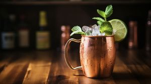 Copper cocktail mug collection meadow inspired beverage <b>cups</b> <b>reusable</b> premium drink mugs durable - Product Image 3