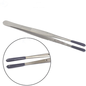 Gray Rocks High Quality Bead Ball Holding Tweezers Surgical Stainless Steel Permanent <b>Body</b> Makeup Tweezers Grabber Jewelry Tools - Product Image 1