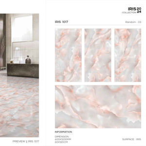 Azulejos de porcelana con superficie irisada, orientados a la exportación, en tamaño 60x120cm, 600x1200mm, 24x48, para diseño moderno de paredes y suelos interiores. - Product Image 1