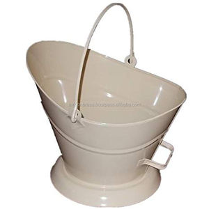 Métal Laiton Cuivre Finitions Seau à Charbon Ménage Seau à Charbon de Luxe de Qualité Seau à Charbon Doré en Métal de Forme Ronde en Aluminium - Product Image 6