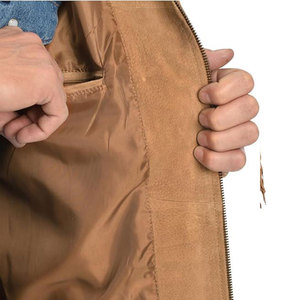 Men New Arrival <b>Suede</b> Leather Western Leather <b>Jacket</b> Street Style Hot Sale Customized <b>Suede</b> Western <b>Jacket</b> Biker Type Men - Product Image 2