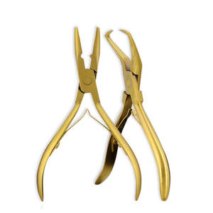 Kit de pinces pour extensions de cheveux de haute qualité, poignée résistante à la chaleur, tête en acier inoxydable, outils pour micro-anneaux, pour des résultats de qualité professionnelle - Product Image 2