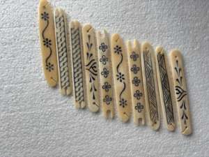 Découseur en bois écologique fait main pour le tricot, accessoires traditionnels pour métier à tisser, la fabrication de dentelle, la dentelle française et les fournitures d'artisanat - Product Image 3