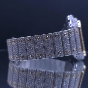 Best premium Quality Hot Selling Business Square <b>Case</b> Moissanite <b>Watch</b> Men's Stainless Steel Iced Out - Product Image 1