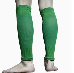 Manchons de compression antidérapants bleus en mélange de spandex respirant, à enfiler, unisexe, pour le soutien des jambes en cas d'enflure, toutes saisons - Product Image 4